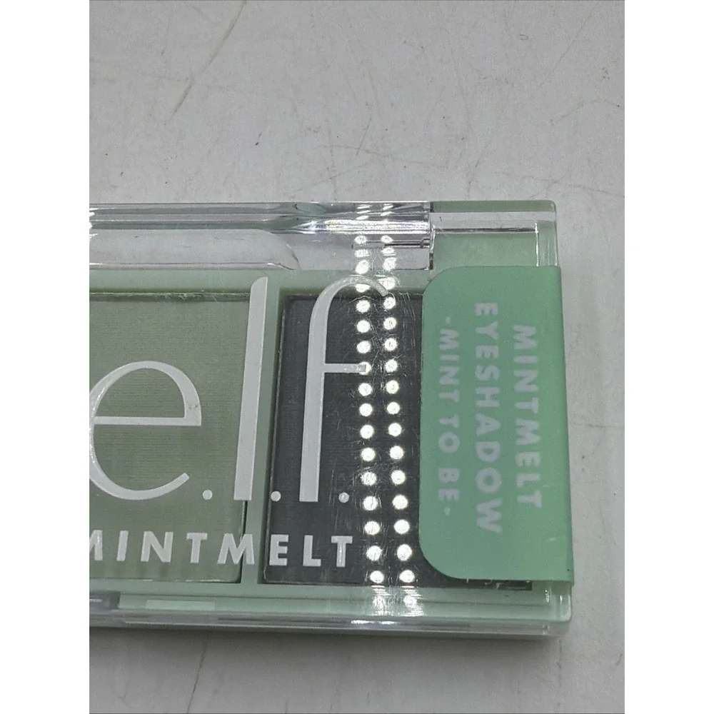 e.l.f. Mini Melt Eyeshadow Quad Mint To Be Discontinued Matte Glitter Green ELF